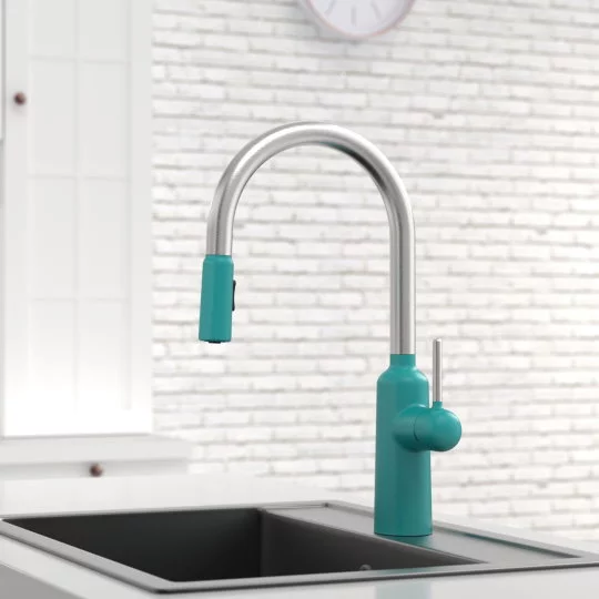 Kitchen Faucet With Pull-Out Sprayer