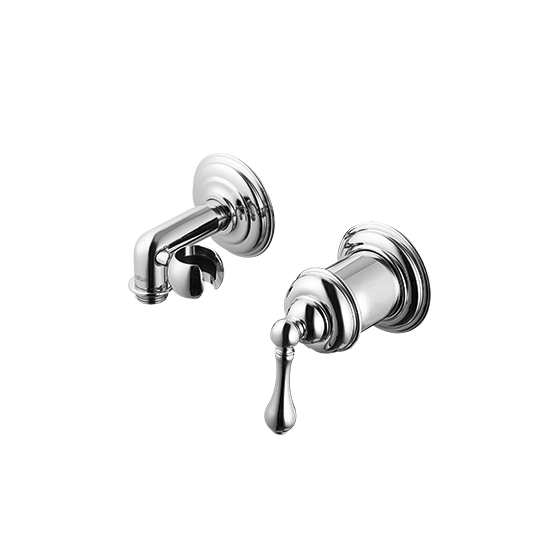 Concealed Shower Mixer W/Shower Holder & Wall Supply
