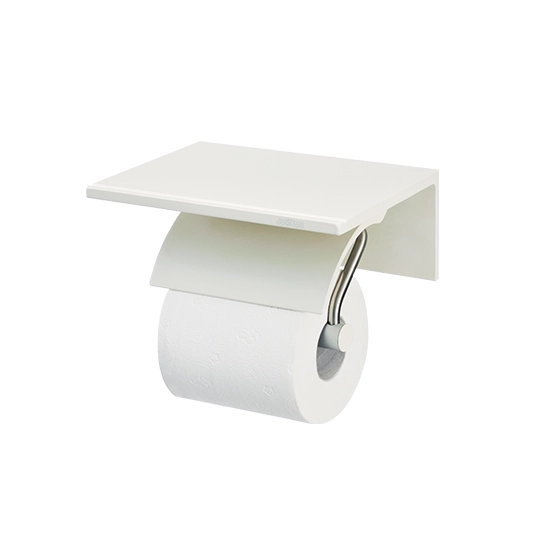 دستمال توالت تکی W/قفسه (جهت رایگان) (آلومینیوم W/پوشش عاج)